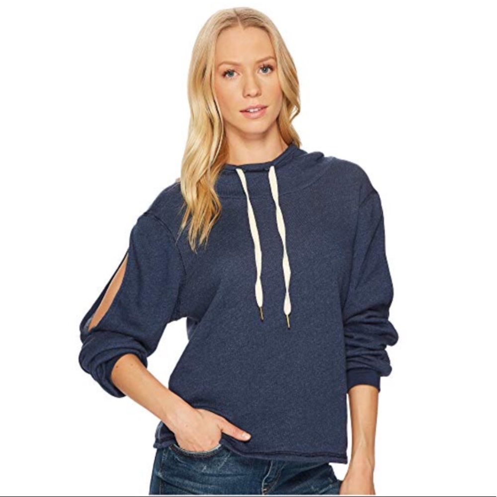 Project Social T Cold Shoulder Hoodie Sweatshirt